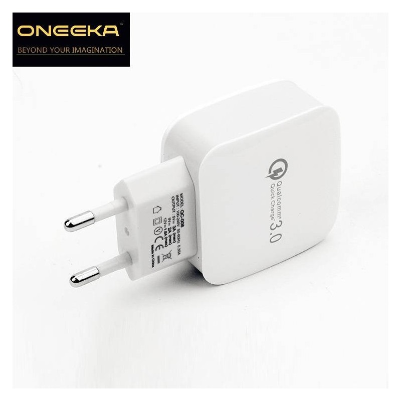 QC 3.0 Chargeur USB Secteur Quick Charge 3.0 ONEEKA