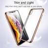 Coque iPhone XS max Transparente Gel - dorée