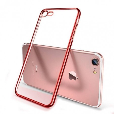 Coque iPhone Xs (max)/Xr Transparente Gel rouge Coque iPhone Xs (max)/Xr Transparente Gel rouge
