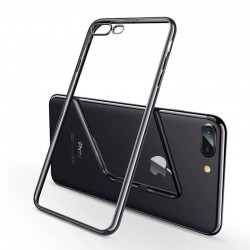 Coque iPhone XS (max)  Transparente Gel - schwarz