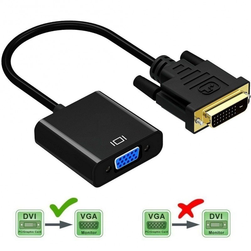 DVI vers VGA Adaptateur Convertisseur