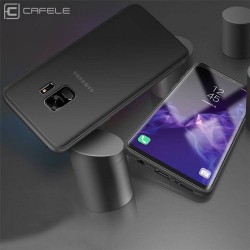Galaxy S9/S9 plus -coque souple CAFELE mate ultra fine protection caméra-noir