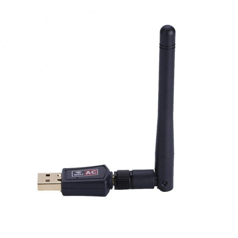 600 Mbps Récepteur Adaptateur USB WiFi bi-Bande 2.4G / 5G d'antenne Carte réseau