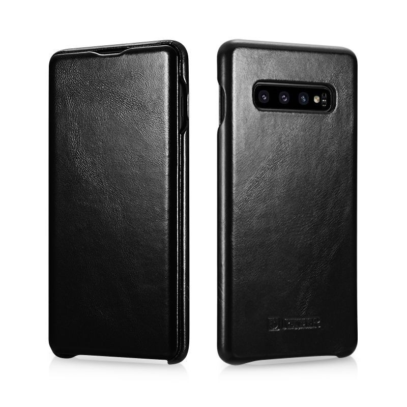 Galaxy S10 plus-étui cuir black de lux Galaxy S10 plus-étui cuir black de lux