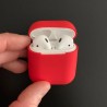 Airpods - Coque de protection silicone weisse