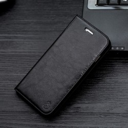 iPhone 8 plus -Etui portefeuille support simili cuir souple fermeture magnétique