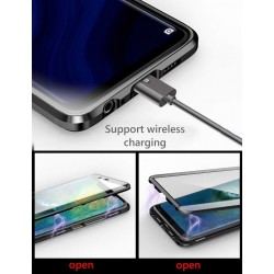 Coque Huawei P30 Transparente Adsorption Magnétique étui Antichoc