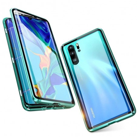 Coque Huawei P30 Transparente Adsorption Magnétique étui Antichoc