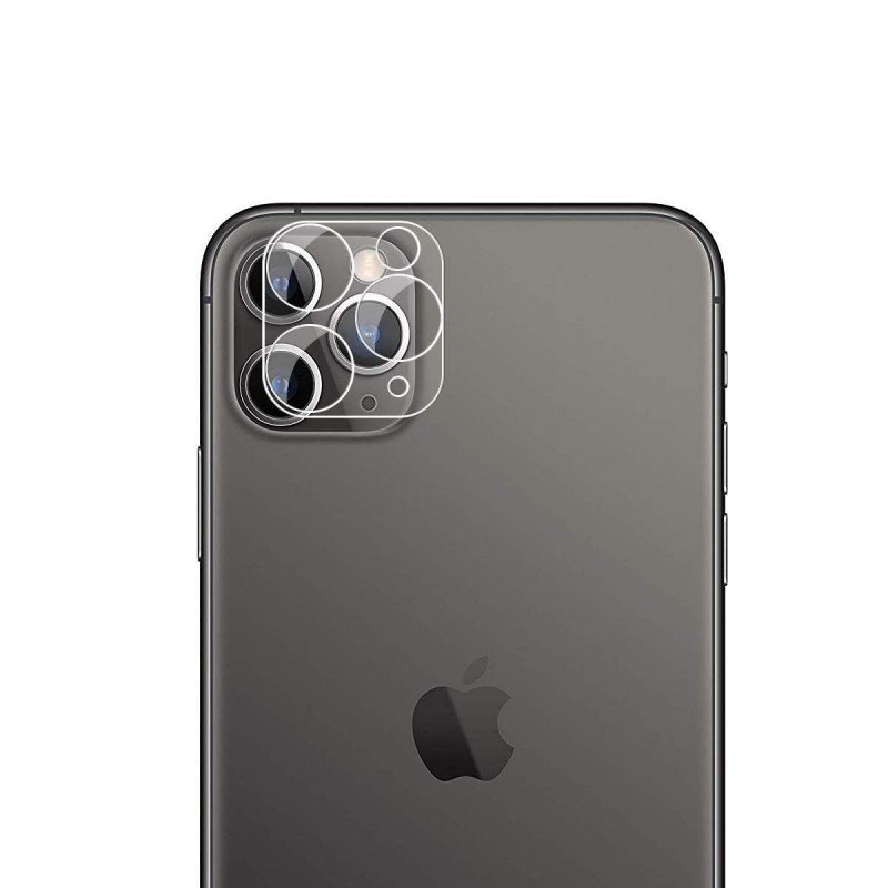 Lentille protection de camera arrière en verre trempé transparente pour iphone 11 pro max / 11 pro