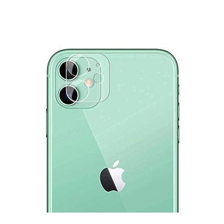 Lentille protection de camera arrière en verre trempé transparente pour iphone 11