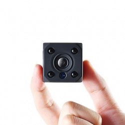 Mini Caméra Wifi Caméras avec Batterie Intégrée Sans Fil HD 1080p avec Détection de Mouvement Vision Nocturne Sécurité