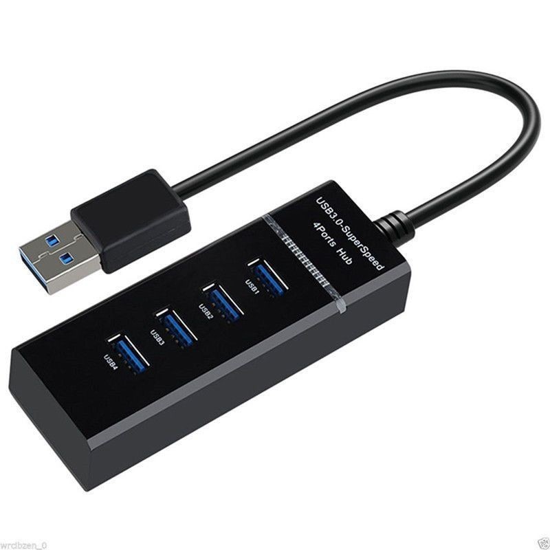 Concentrateur Hub 4-Port USB 3.0 SuperSpeed 