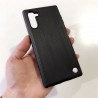Coque Note 10 Liquid Air Motif Géométrique, Premium TPU Souple, Coque Compatible avec Galaxy Note 10  Mate Noir