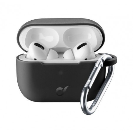Étui pour AirPods pro en silicone soft-touch avec crochet