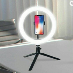 lampe avec trépied pour vidéo en direct beauté lampe de maquillage lampe selfie