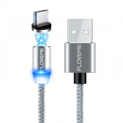 LED magnetic cable charger