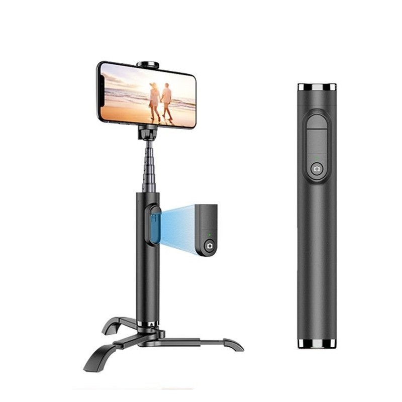 Cyke bluetooth with tripod wireless remote control smart selfie 360 tripod