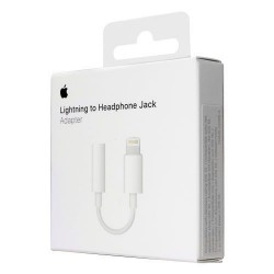 Adapteur Lightning sur Aux 3.5 mm Apple Originale Headphone Jack Adapteur