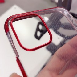 Coque iPhone 11 Pro Transparente Gel - rouge