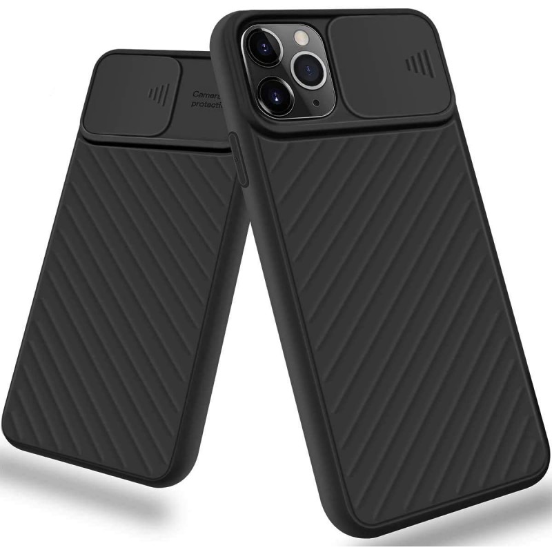 iPhone 11 Pro Max - black case amouvable caméra protection