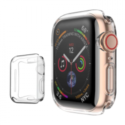 Apple Watch 44mm serie 6/5 - coque silicone transparente