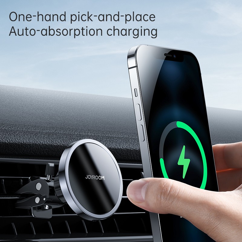 Support de téléphone de voiture magnétique Magsafe Support de téléphone de  voiture magnétique compatible [2 en 1] Support de téléphone de voiture  universel Grille d'aération pour iPhone 14 13 Samsung fo