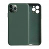 iPhone 11 pro Max - Coque mate small holes green