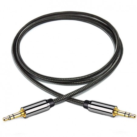 Câble Audio Jack 3.5mm Qualité Câble Auxiliaire 1m