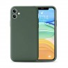 iPhone 11 - Coque mate small holes green