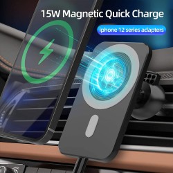 15W Chargeur Sans Fil De Voiture Magnétique Magsafe