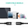 Câble USB de Type C Baseus 20W PD pour iPhone 12 11 Pro Xs chargeur de charge rapide pour MacBook iPad Pro câble de données