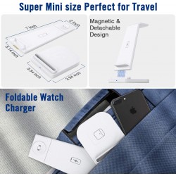 Chargeur Dock  iPhone, station d'accueil iphone 3 en 1 Apple Watch airpod