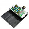 iPhone Se 2020/8/7-Portefeuille détachable Noir