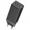 Baseus GaN Mini Quick Travel Charger65W, Quick Charge 3.0, Power Delivery 3.0