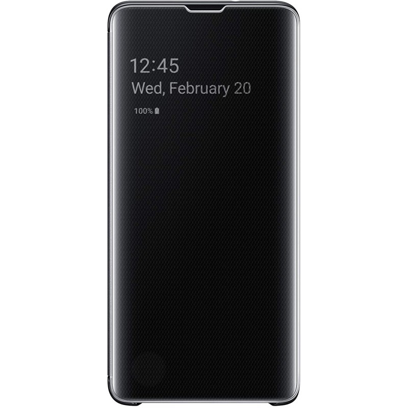 Samsung Etui à Rabat Clear View, Noir, Galaxy S21 Ultra 5G