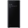Galaxy S21 Ultra 5G-Etui à Rabat Clear View Noir
