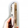 iPhone 12 pro/12 - Coque Transparente magsafe bord doré avec Cercle magnétique intégré