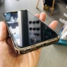 iPhone 12 Pro Max - Coque Transparente magsafe bord doré avec Cercle magnétique intégré