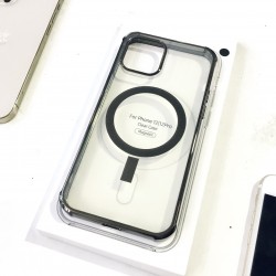 copy of iPhone 12 pro/12-  Coque Transparente avec Cercle magnétique intégré