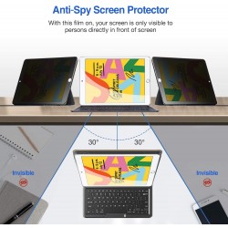 iPad 9/8/7-Verre Trempé pour iPad 10.2" Anti Espion