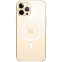 copy of iPhone 12 pro/12-  Coque Transparente avec Cercle magnétique intégré