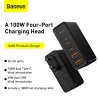 Baseus GaN2 Pro Quick Charger 2C+2U 100W EU + cable type C inclut