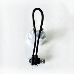 Câble USB C type C 25/100/150cm Coudé 90 Degrés Charge Rapide 2.4A