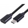 Câble d'extension 100cm USB-C 3.0 mâle à Femelle