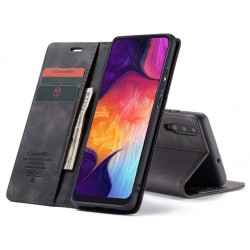 Galaxy A41 - étui support rétro avec pochettes