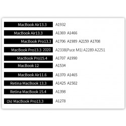 copy of MacBook air et pro - Protection clavier transparente Version européenne