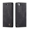 iPhone SE3/2 iPhone8/7/6s - Etui clapet portefeuille noir caseme