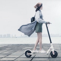 Trottinette Electrique Adulte-Scooter Electrique 25-30km - Blanc