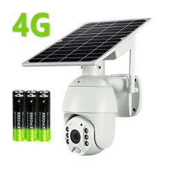 Caméra PIR à batteries 4G-LTE avec panneau solaire
