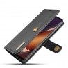 Galaxy Note 20 ultra - Housse portefeuille détachable Noir Cuir haut de gamme 2 en 1